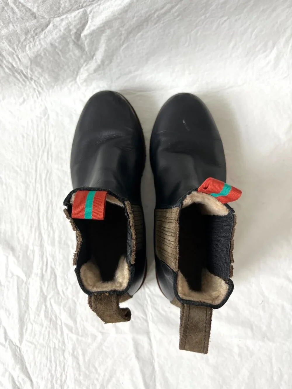 Penelope Chilvers Chelsea Boots black leather 37 6 womens Oscar Wool-Lined